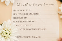 Load image into Gallery viewer, Plantable 'My Mum' - Story Card