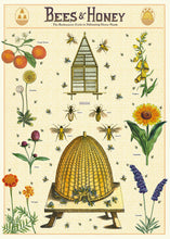 Load image into Gallery viewer, Cavallini Vintage Poster - Bee&#39;s &amp; Honey
